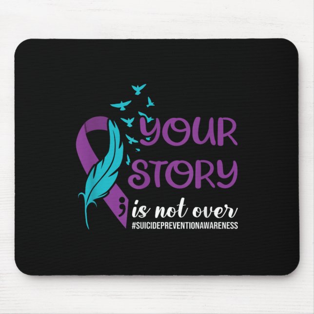 Mousepad Sua História Não Acabou, Prevenção Contra Suicídio (Frente)