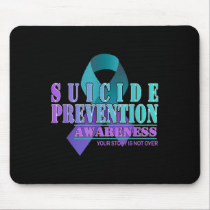 Mousepad Sua História Não Terminou Fique Prevenção de Suicí