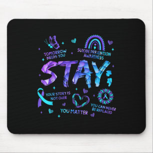 Mousepad Sua História Não Terminou Fique Prevenção de Suicí