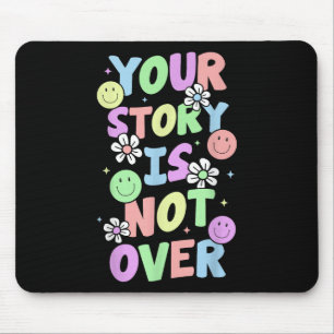 Mousepad Sua História Não Terminou Fique Prevenção do Suicí