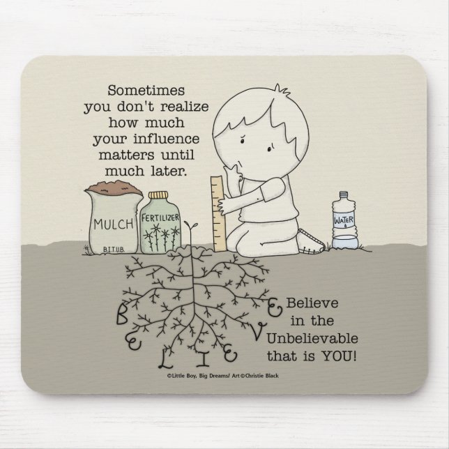 Mousepad Sua Influência Importa (Frente)