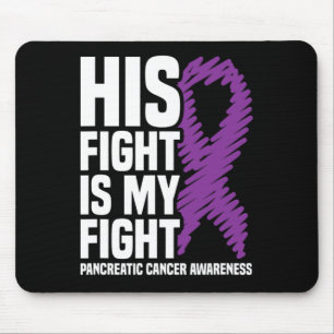 Mousepad Sua Luta Contra Meu Câncer de pâncreas De Fita Rox