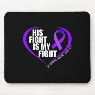 Mousepad Sua Luta É A Minha Consciência Do Câncer de pâncre