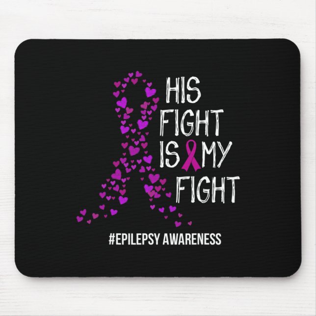 Mousepad Sua Luta É A Minha Luta Contra A Consciência Epile (Frente)