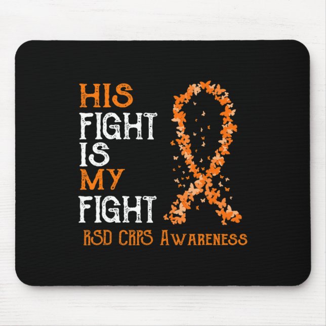 Mousepad Sua Luta É A Minha Luta Contra O Sd Crps Sensibili (Frente)