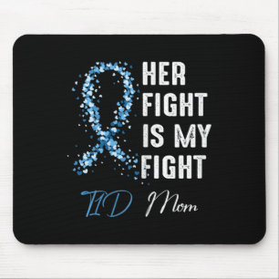 Mousepad Sua Luta É A Minha Luta, Mãe Tipo 1, Diabetes Em G