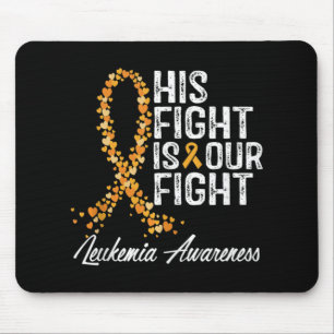 Mousepad Sua Luta É A Nossa Consciência Da Leucemia.