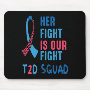 Mousepad Sua Luta É A Nossa Luta Contra A Diabetes Dia Da C