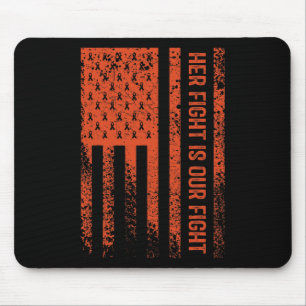 Mousepad Sua Luta É A Nossa Luta Contra A Leucemia.