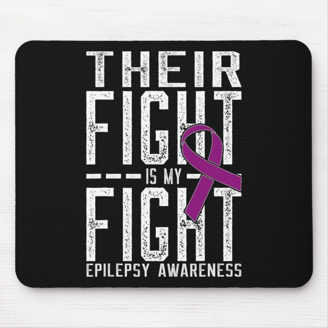Mousepad Sua Luta É Minha Luta Contra A Consciência Da Epil (Frente)