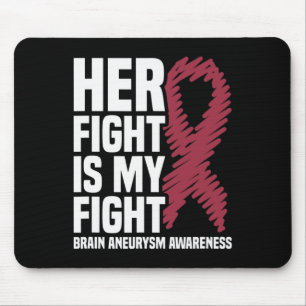 Mousepad Sua Luta É Minha Luta Contra O Aneurismo Cérebro S