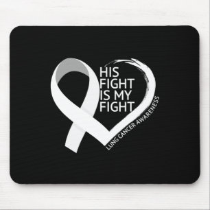 Mousepad Sua Luta É Minha Luta Contra O Cancer Pulmonar Mês