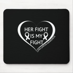 Mousepad Sua Luta É Minha Luta Mês de Conscientização do Câ