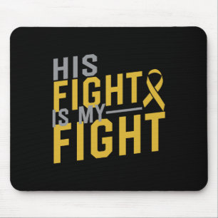 Mousepad Sua Luta é Minha Luta Pela Consciência do Cancer 2