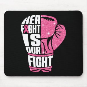 Mousepad Sua Luta É Nossa Caixa De Consciência Do Cancer Da