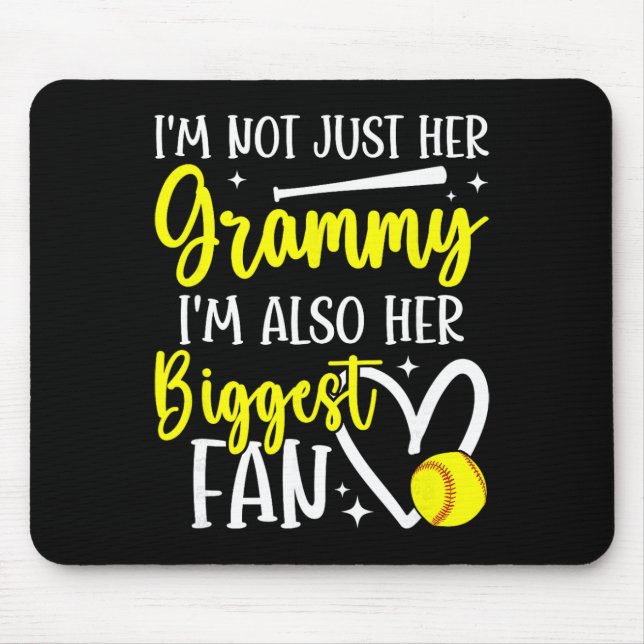 Mousepad Sua Maior Fã Softll Grammy De Um Jogador de Softll (Frente)