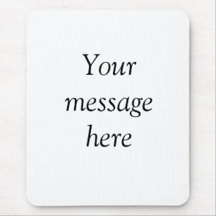Mousepad Sua mensagem aqui adicionar texto nome imagem cita