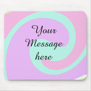 Mousepad Sua mensagem aqui adicionar texto nome monograma r