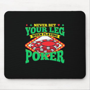 Mousepad Sua Perna Ao Jogar Poker