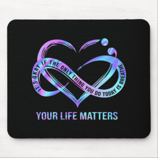 Mousepad Sua vida é importante para a prevenção do suicídio