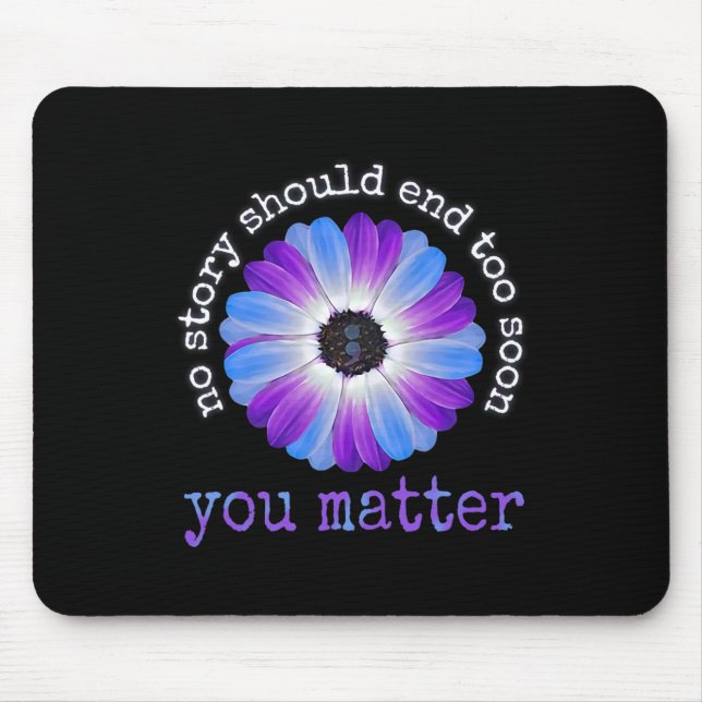 Mousepad Sua Vida Problema Prevenção Suicídio Da Consciênci (Frente)