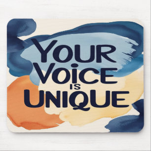 Mousepad Sua Voz É Única