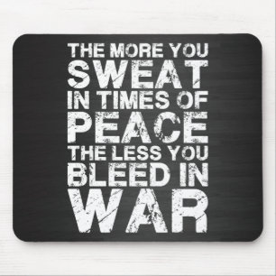 Mousepad Suar Mais Em Paz, Sangrar Menos Em Guerra