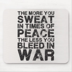 Mousepad Suar Mais Em Paz, Sangrar Menos Em Guerra