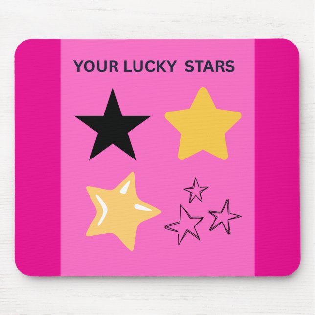 MOUSEPAD SUAS ESTRELAS DA SORTE  (Frente)