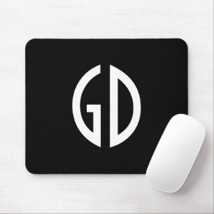 Mousepad Suas Ideias de Monograma Simples 1