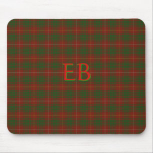 Mousepad Suas iniciais em Bruce Clan Tartan