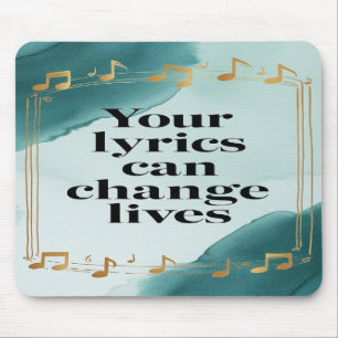 Mousepad Suas Letras Podem Mudar Vidas