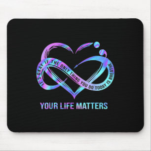 Mousepad Suas vidas Problemas com a Prevenção ao Suicídio R