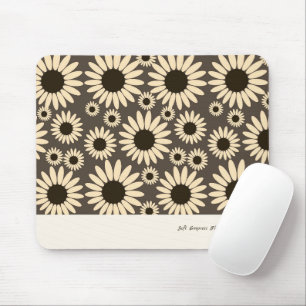 Mousepad Suave Florais Empress Marrom