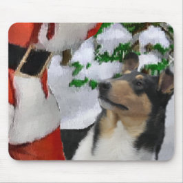 Mousepad Suave presentes de Natal Collie