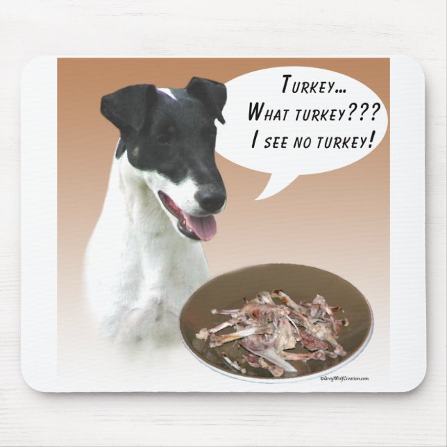 Mousepad Suave Raposa Terrier Turquia (Frente)