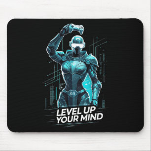 Mousepad Suba de Nível Seu Mental Ai Gamer