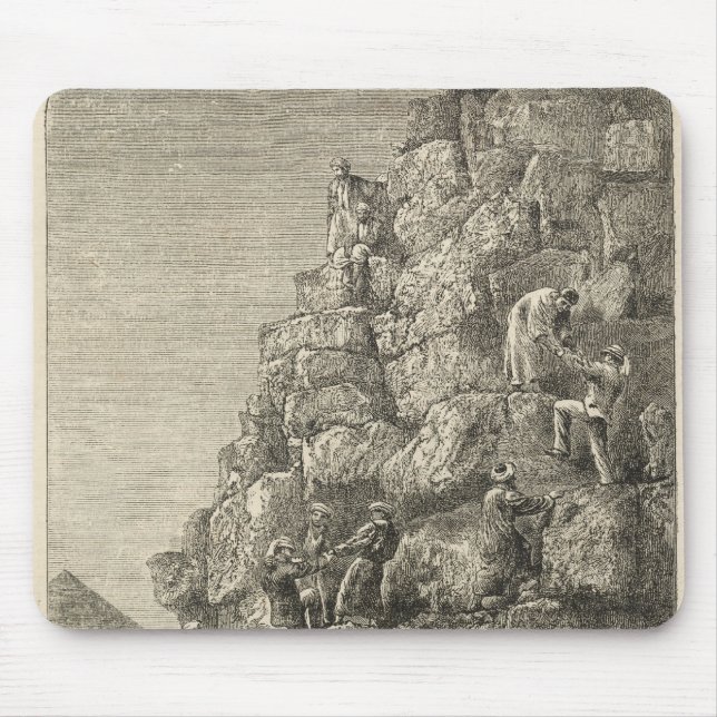 Mousepad Subida da grande pirâmide (Frente)