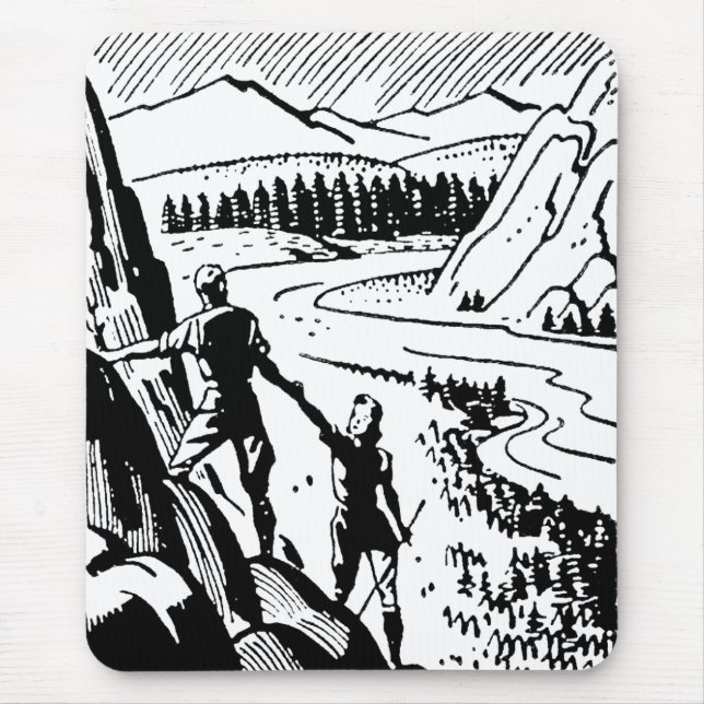 Mousepad Subida Retro Rock (Frente)
