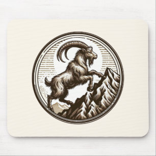 Mousepad Subindo Montanha Capricórnio Aniversário Zodiac