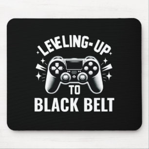 Mousepad Subindo Para Faixa Preta Engraçado Jiu Jitsu Carat