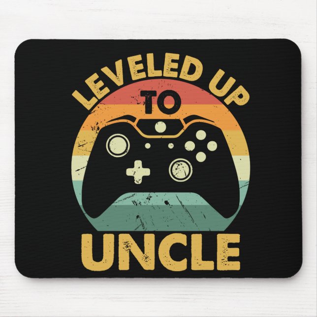 Mousepad Subiu de Nível para Tio (Frente)