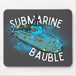 Mousepad Submarino, bauble, natal