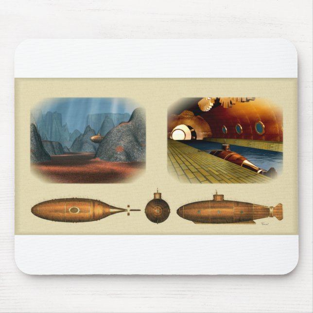 Mousepad submarino precoce (Frente)