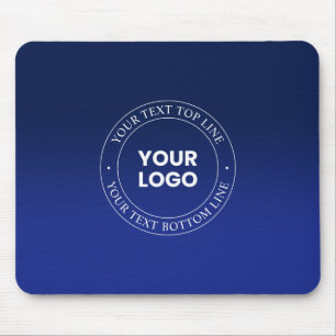 Mousepad Substituição Fácil de Logotipo e Texto Gradiente
