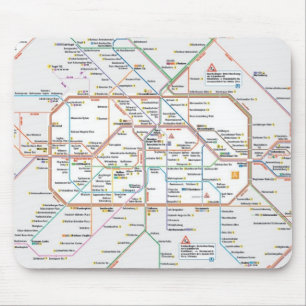Mousepad subterrâneo Berlim
