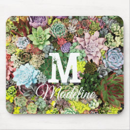 Mousepad Suculentos Coloridos