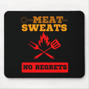 Mousepad Sudoeste de carne engraçado sem arrependimentos am