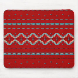 Mousepad Sudoeste Mesas Vermelho e Turquesa