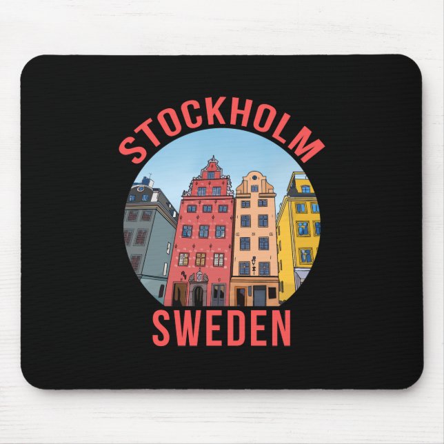 Mousepad Suecia de Estocolmo (Frente)